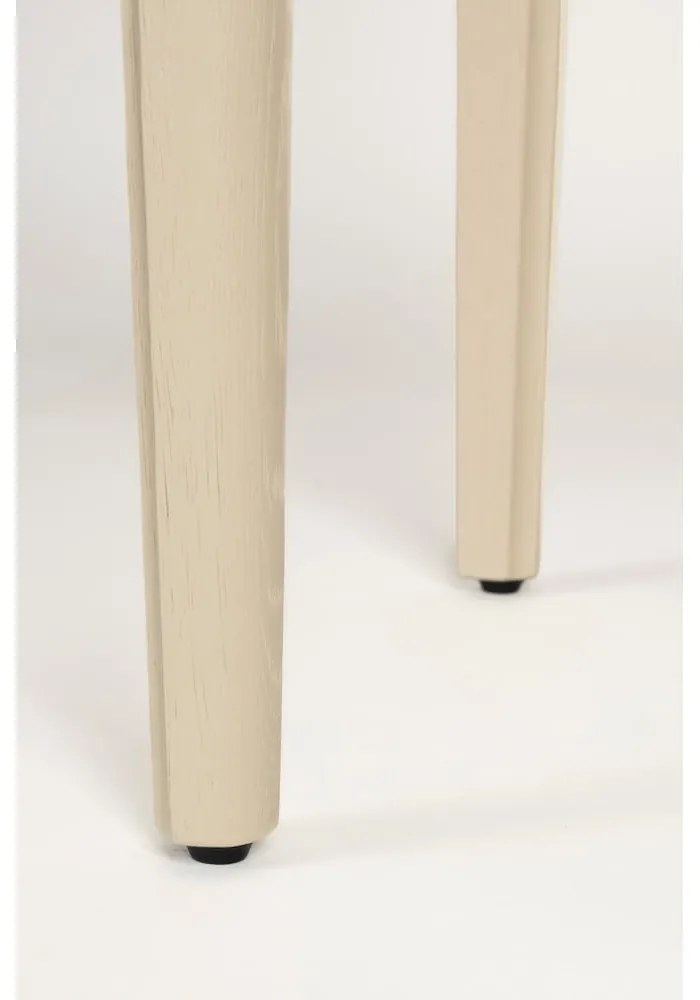 Krémszínű komód tölgyfa dekorral 80x100x45 cm June – Zuiver