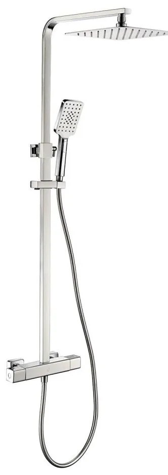 BATH DELUXE 31-120-08-60-00 - NAESBY króm termosztátos zuhanyszett