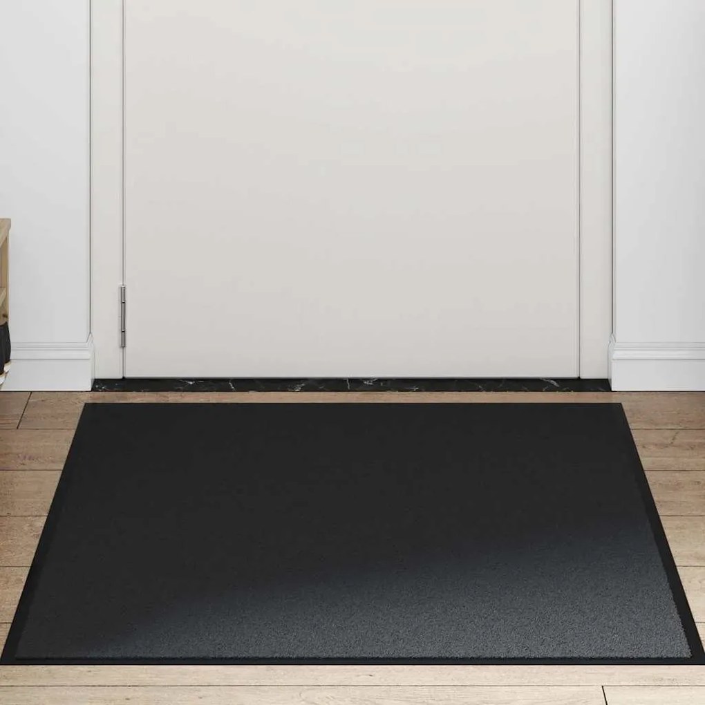 lábtörlő fekete 90x150 cm