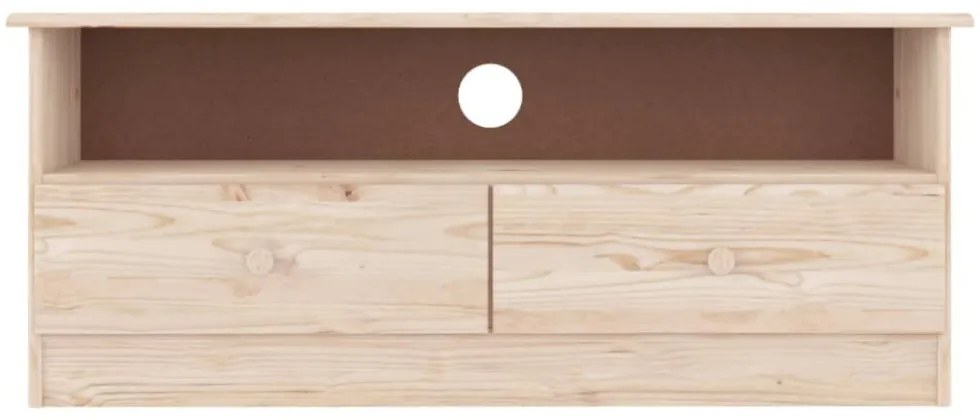 ALTA tömör fenyőfa TV-szekrény 100x35x41 cm