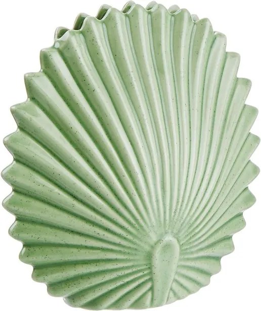 LEAF mini váza, világoszöld 16cm