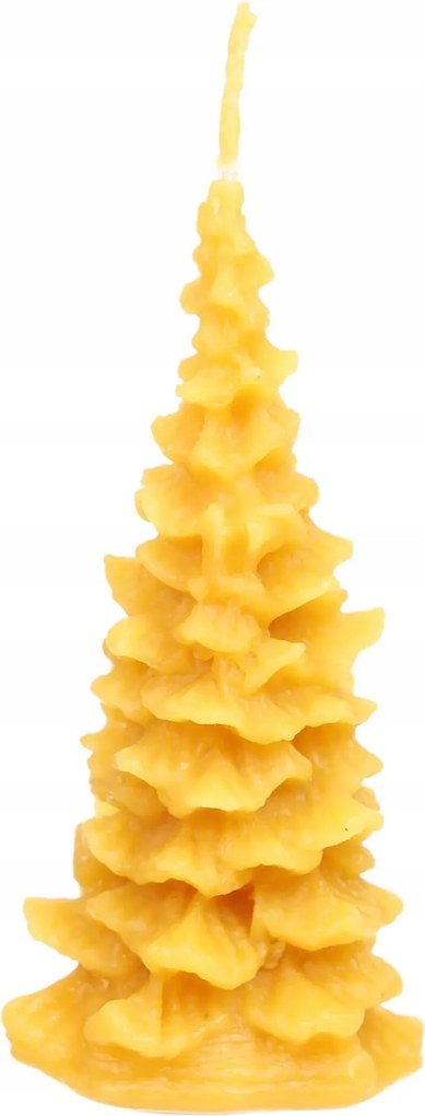 Méhviasz gyertya karácsonyfa 9 cm 100% Méhviasz