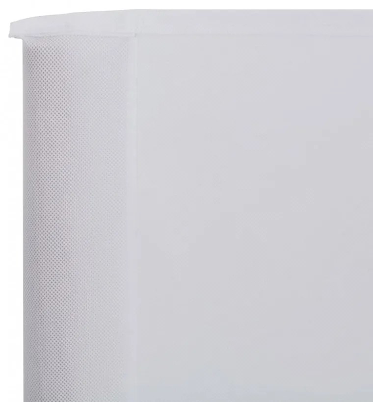 homokfehér 5 paneles szövet szélfogó 600 x 160 cm
