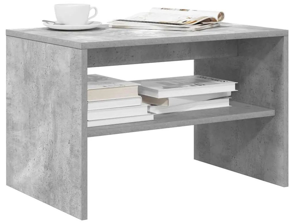 betonszürke szerelt fa TV-szekrény 60x40x40 cm