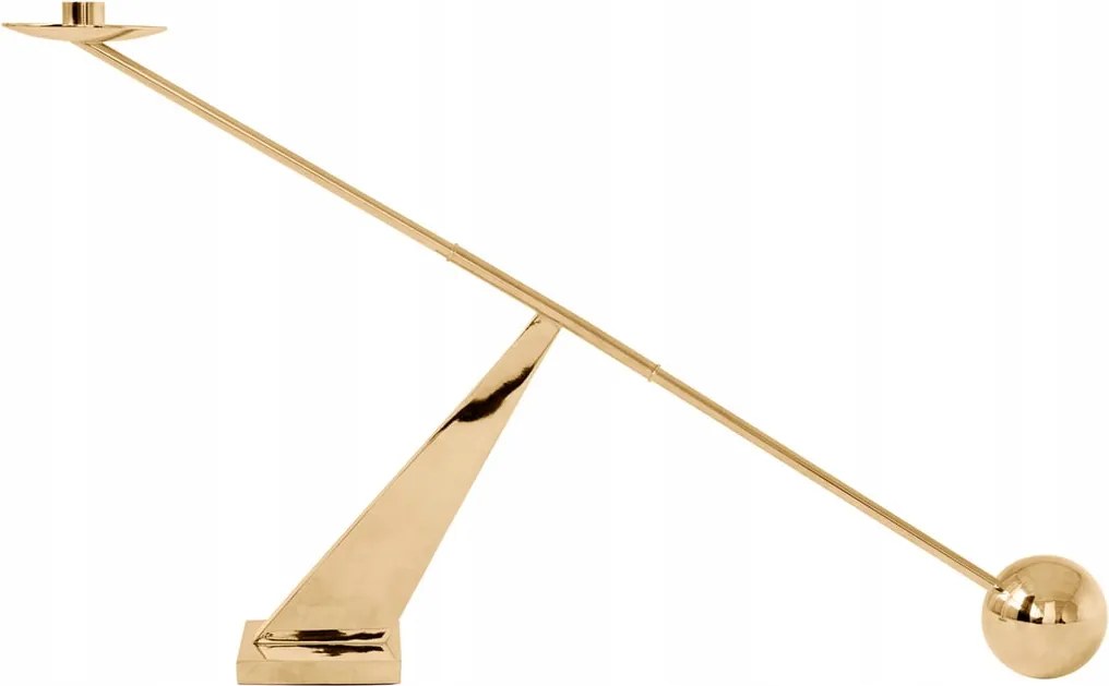 Audo Interconnect Asztali gyertyatartó Arany fényes