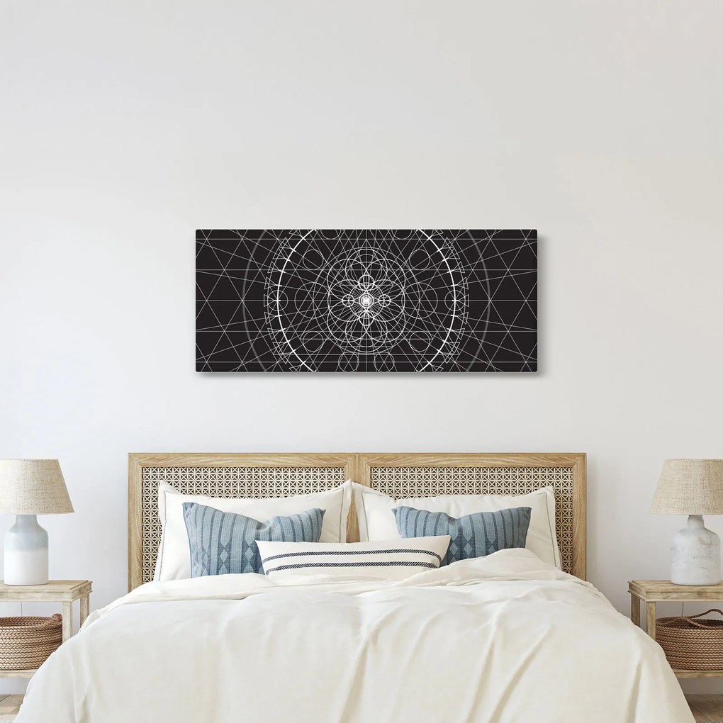 Kép - Óra absztrakciója (120x50 cm)