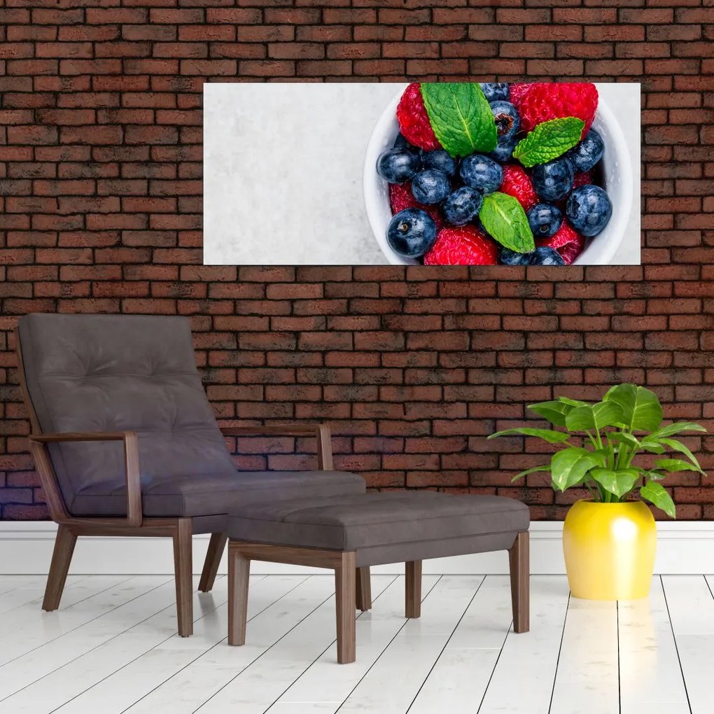 Kép - tál erdei gyümölccsel (120x50 cm)