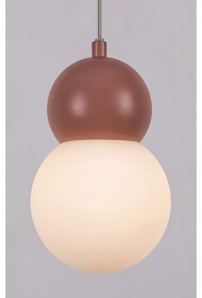 Rabalux 72280 - Csillár zsinóron GELLIA 1xG9/38W/230V rózsaszín