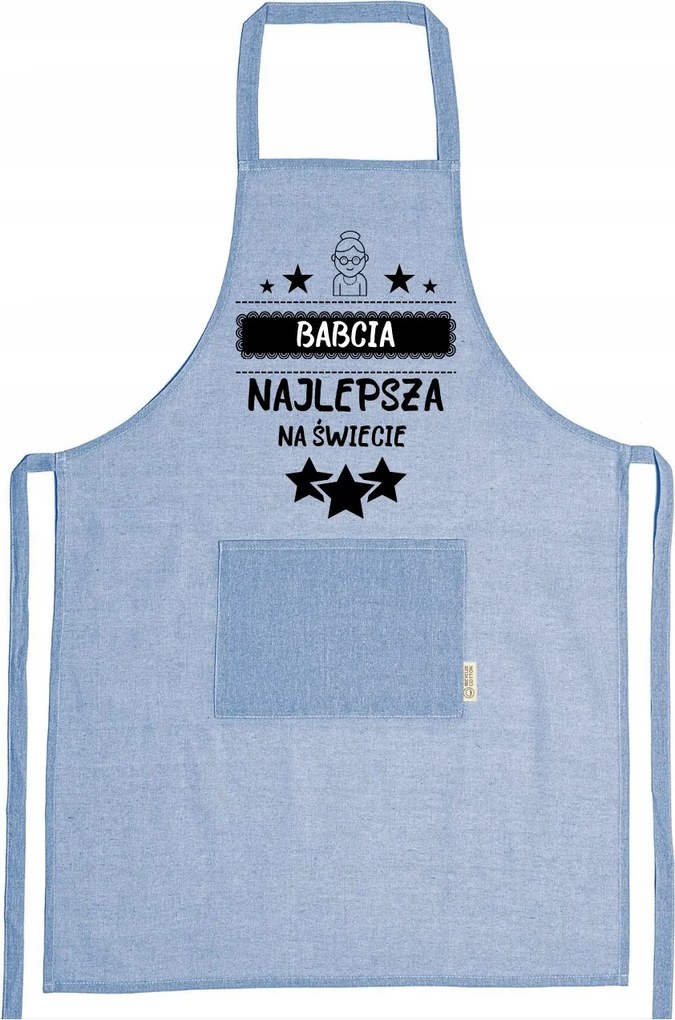 Újrahasznosított Pamut Kötény Öko Nagymama Ajándék Nagymama Nap Nagymama