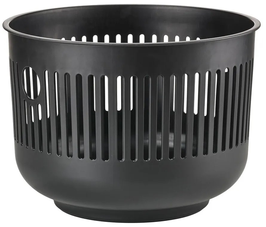 Fekete műanyag szennyeskosár 35 l Ume – Zone