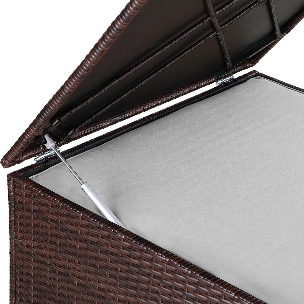 Casaria® Tárolódoboz 75x75x70 cm - barna