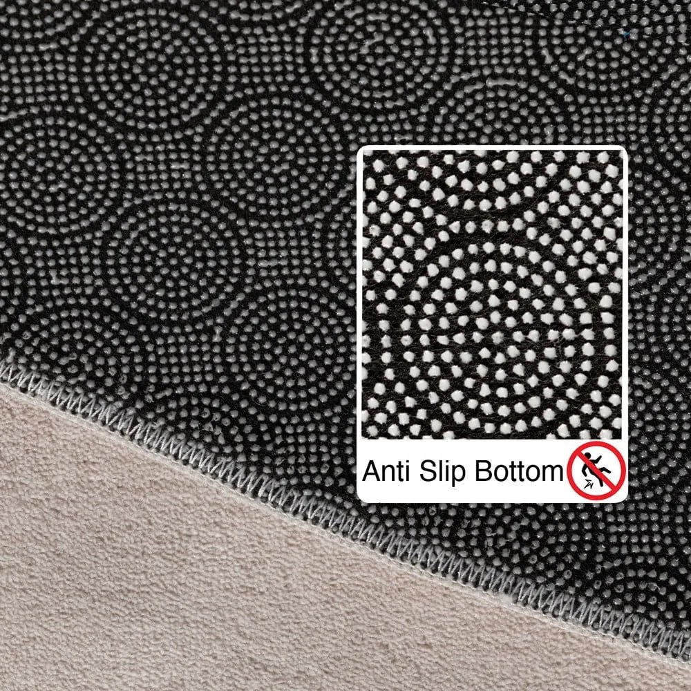 Krémszínű mosható kerek szőnyeg ø 200 cm Sky – Ayyildiz Carpets