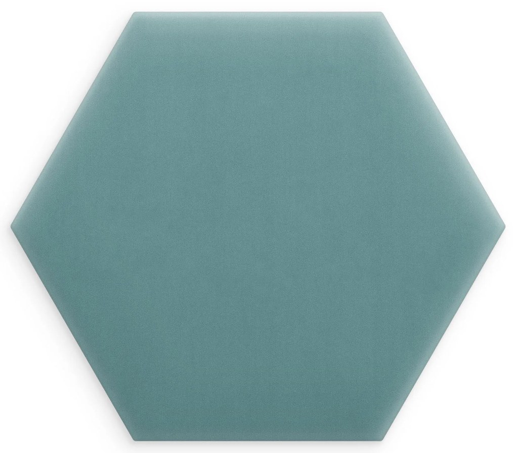 Bársony kárpitozott panel - Hatszög - 26x30cm Szín: Szürke
