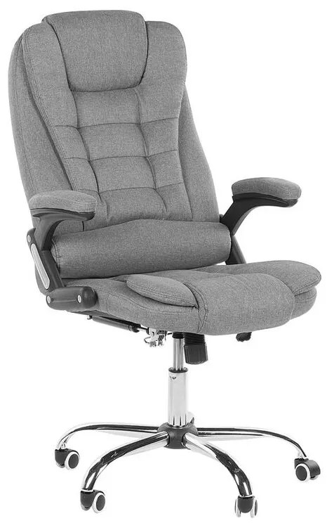 Szürke irodai forgószék ROYAL Beliani