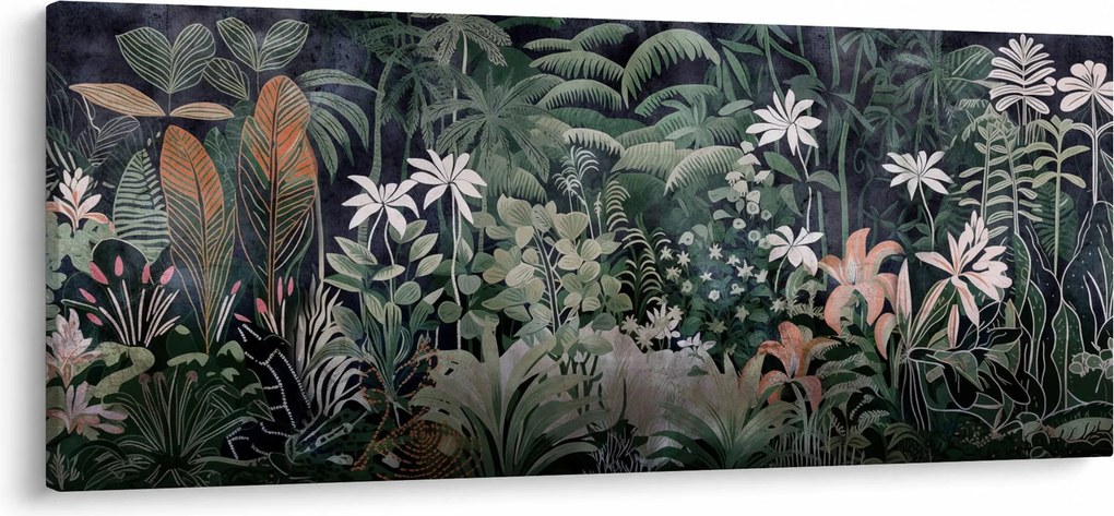 Kép - Festett dzsungel minta (120x50 cm)