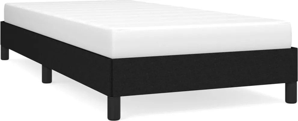 vidaXL ágykeret matrac nélkül fekete 90x200 cm szövet