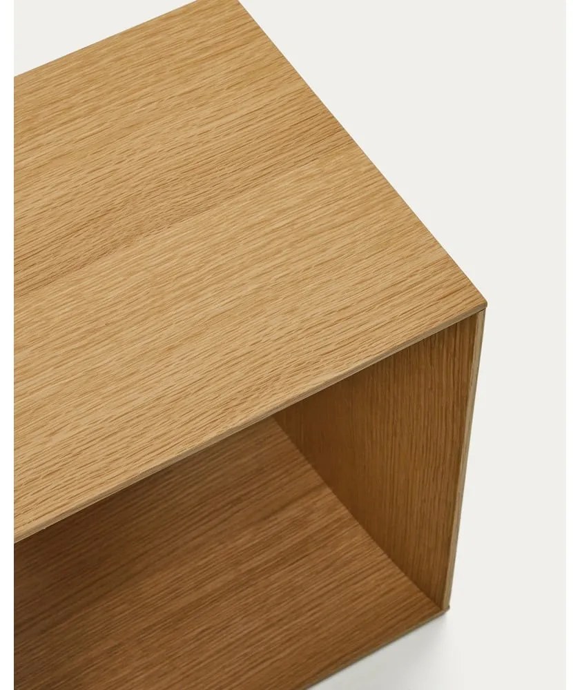 Natúr színű moduláris polcrendszer tölgyfa dekorral 67x38 cm Litto – Kave Home