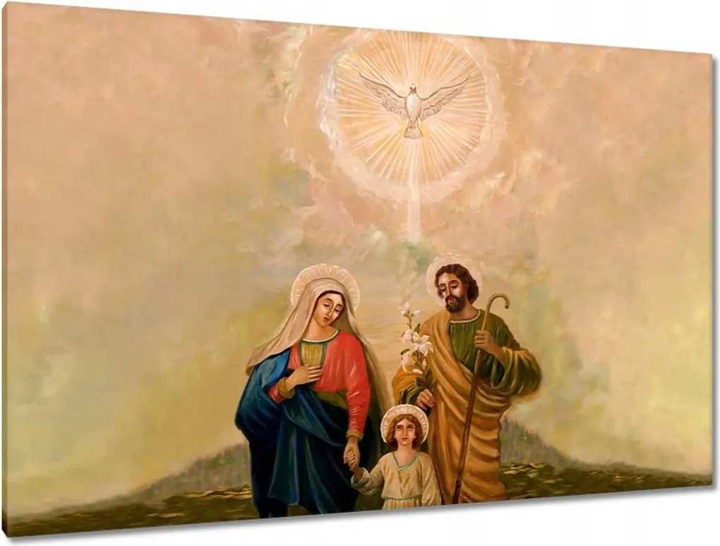 Festmények 120x80 Szent Család József Mária