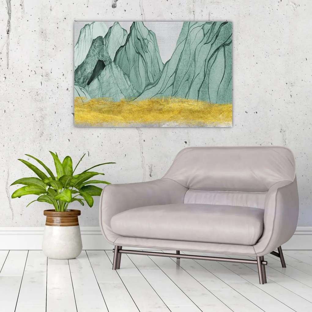 Kép - Smaragdhegység N⁰1 (90x60 cm)