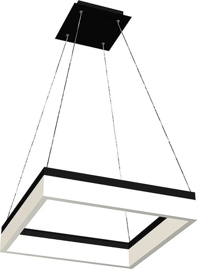 MILAGRO ML081 NERO Modern Led Függesztett Lámpa Fehér, Fekete LED IP20