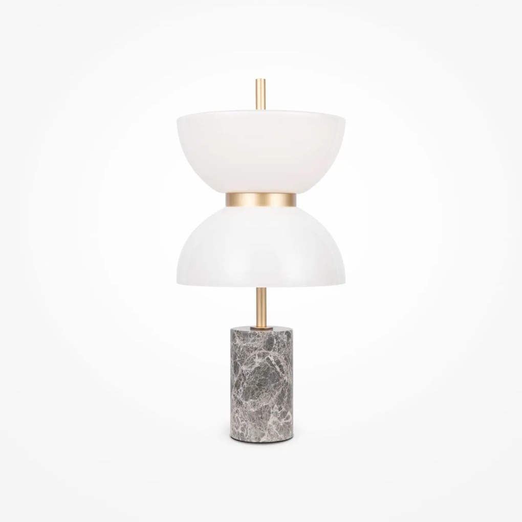 Maytoni modern asztali lámpa kyoto fehér szürke arany mymod178tl-l11gr3k
