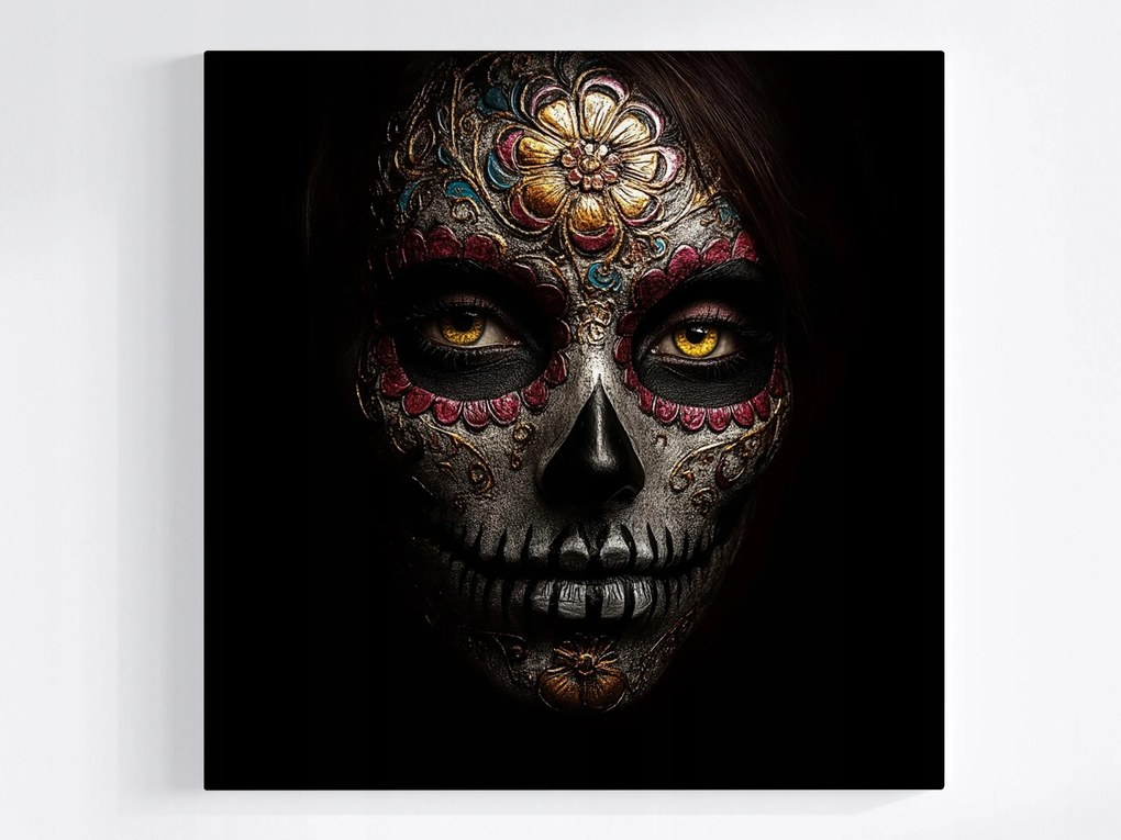 Canvas Vászonkép Portré Dia De Los Muertos La Catrina Mexikó 80x80