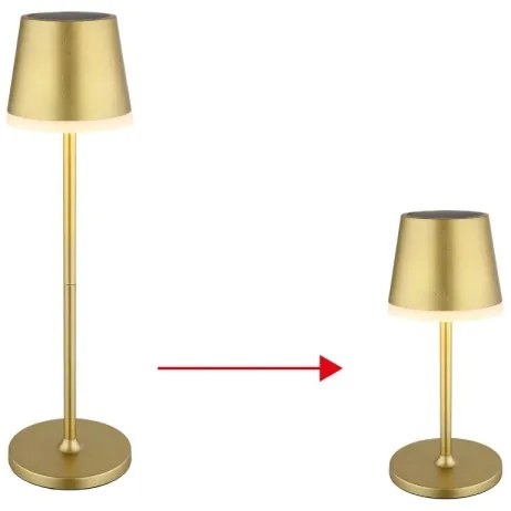 Globo 36637GM - LED Szolár lámpa LED/0,6W/3V 3000K IP44 arany