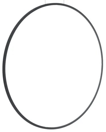 LED csillár SATURNO LED/46W/230V, 80 cm átmérő, IP44, antracit