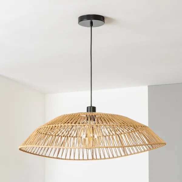 Brilagi - CERIA BOHO LED zsinóros függeszték, 1xE27/40W/230V, átm. 70 cm, barna