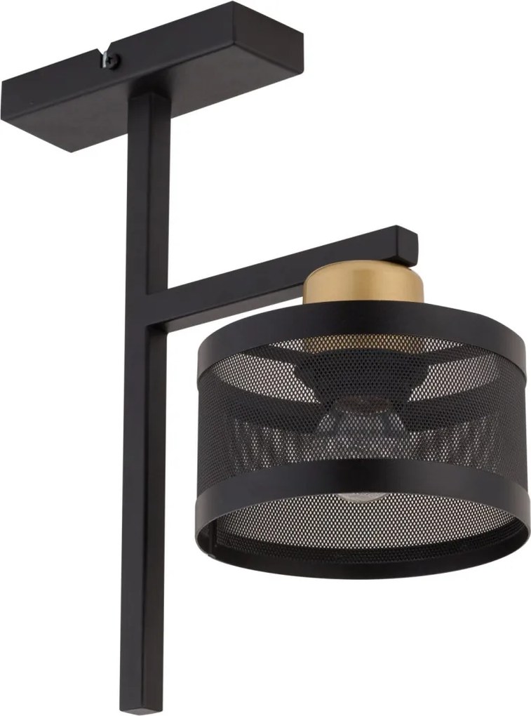 SIGMA LIGHTING 32141 OFF Ernyős Mennyezeti Lámpa Fekete, Arany E27 IP20