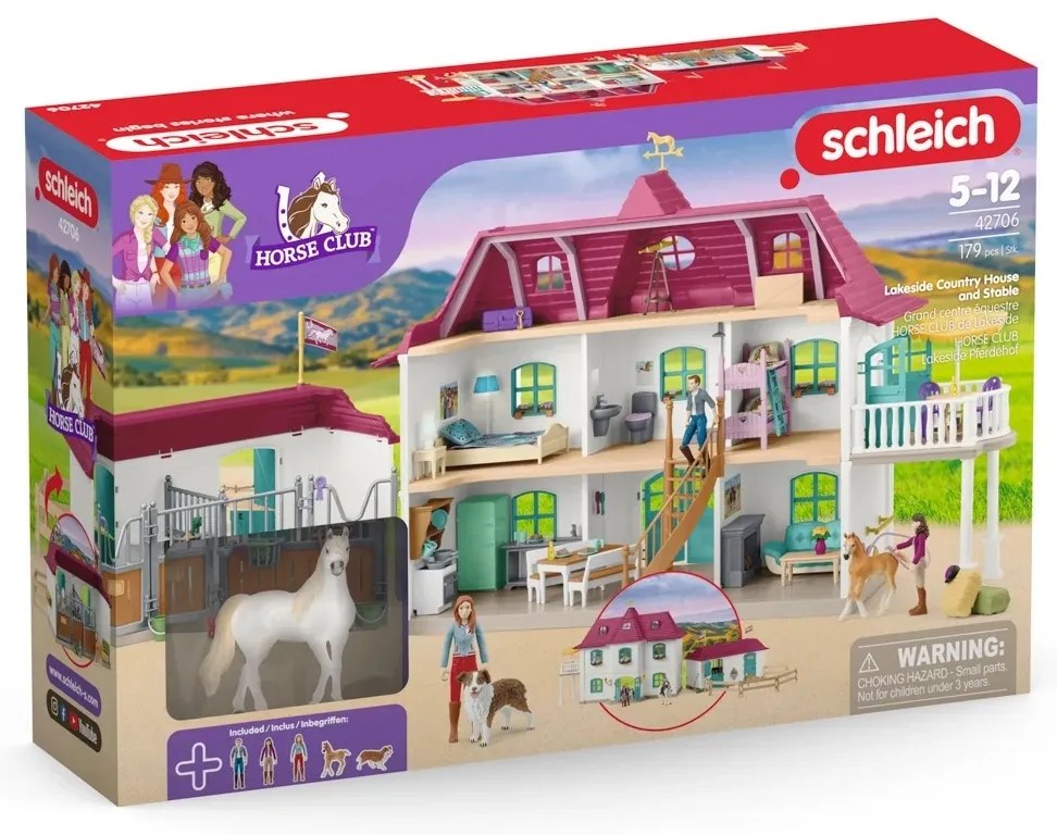 Schleich 42706 Tájház és istálló a tónál