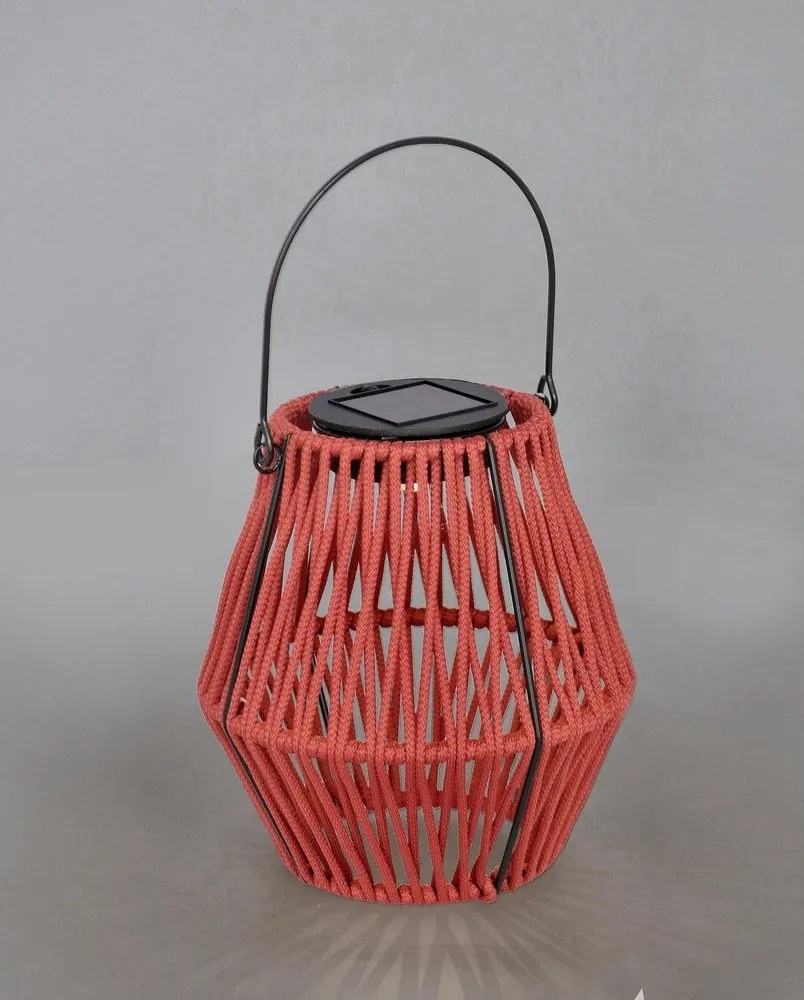 Piros napelemes LED lámpás (magasság 17 cm) Juny – Yes Everyday