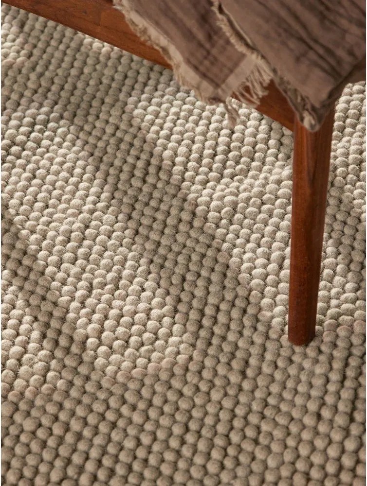 Natúr színű kézi szövésű gyapjú szőnyeg 160x230 cm Richmond Diana – Ted Baker