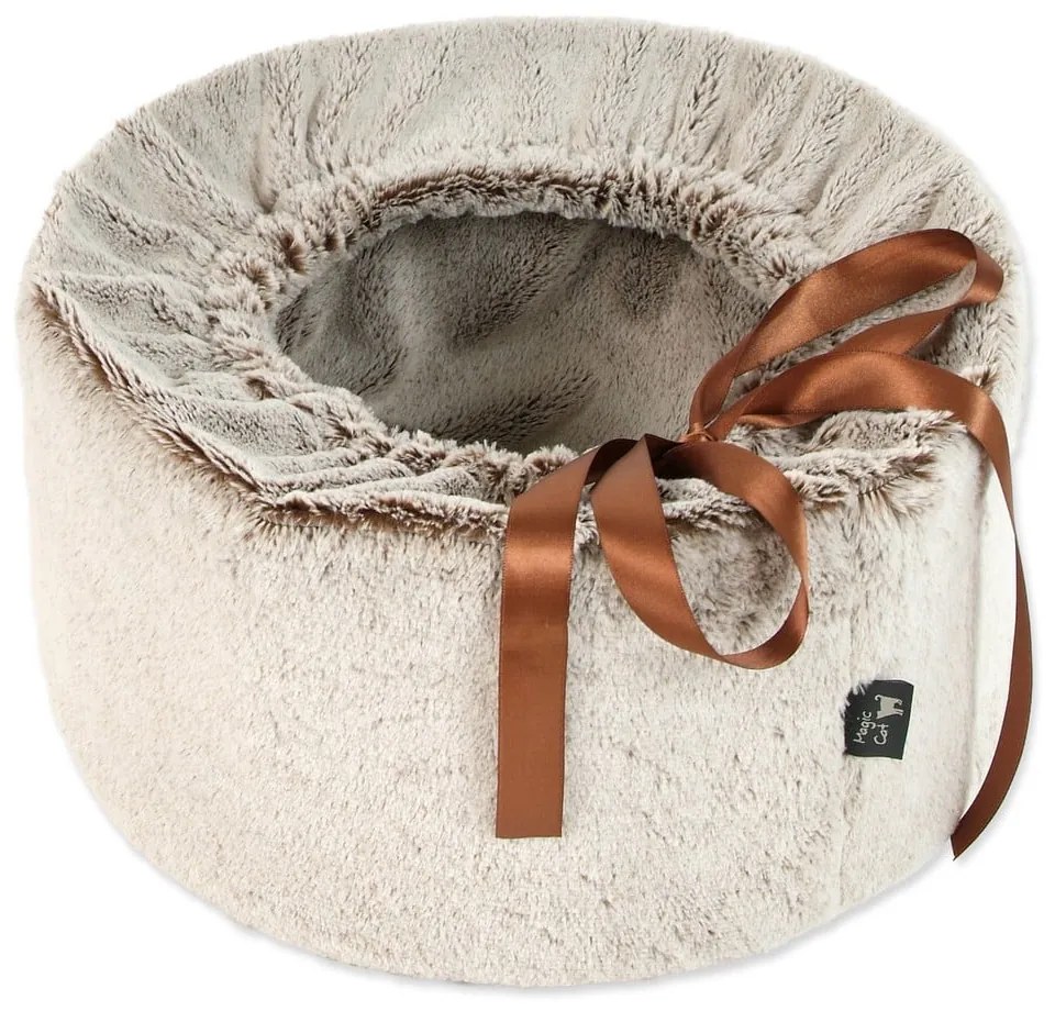 Világosbarna fekhely macskáknak ø 58 cm Magic Cat – Plaček Pet Products