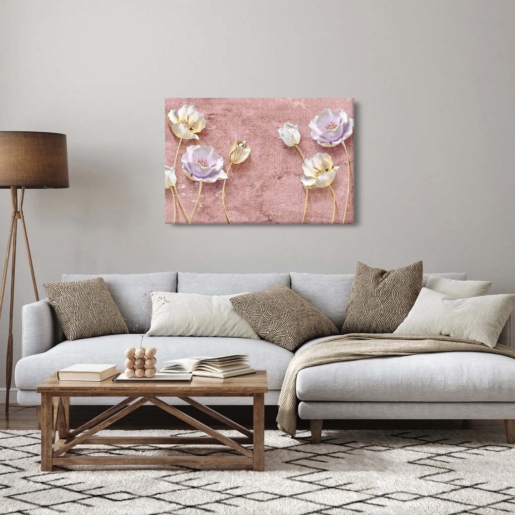 Virágok képe (90x60 cm)