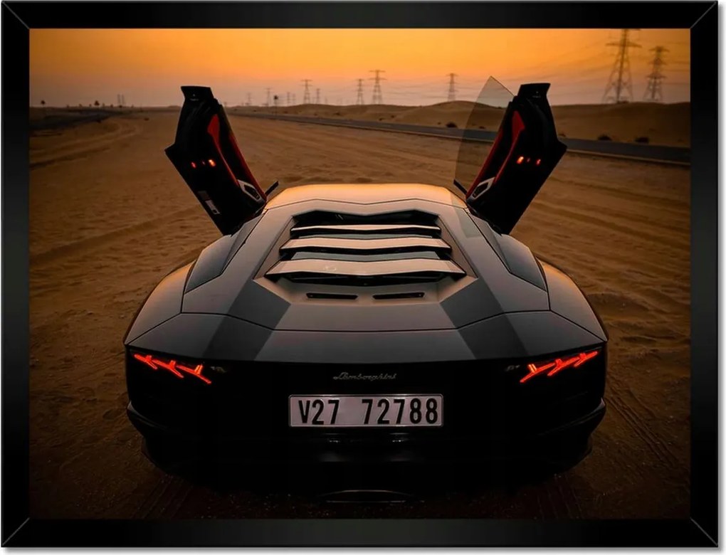 Poszterek keretben 40x30 Sport autó tuning