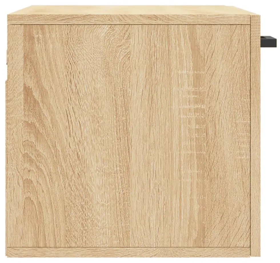 sonoma tölgy színű szerelt fa faliszekrény 60 x 36,5 x 35 cm