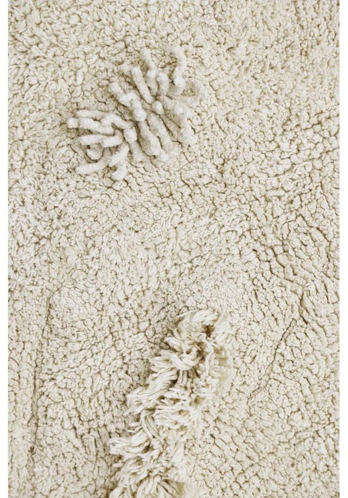 Bézs pamut gyerek játszószőnyeg ø120 cm Island – Lorena Canals