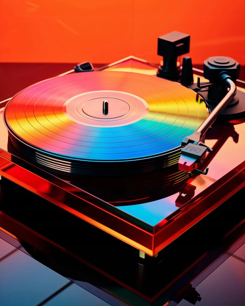 Poszter 40x50cm Retro vibráció Vinyl