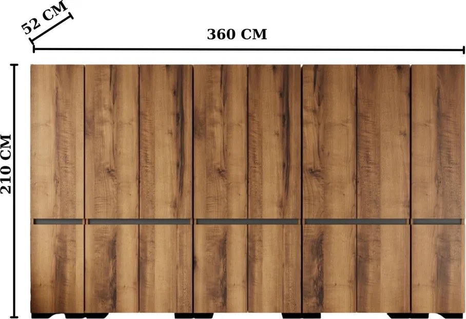Floransa 360 - Walnut, Anthracite
