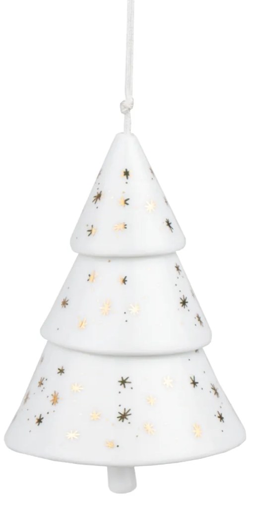 Függő porcelán csengő LITTLE GOLDEN STAR