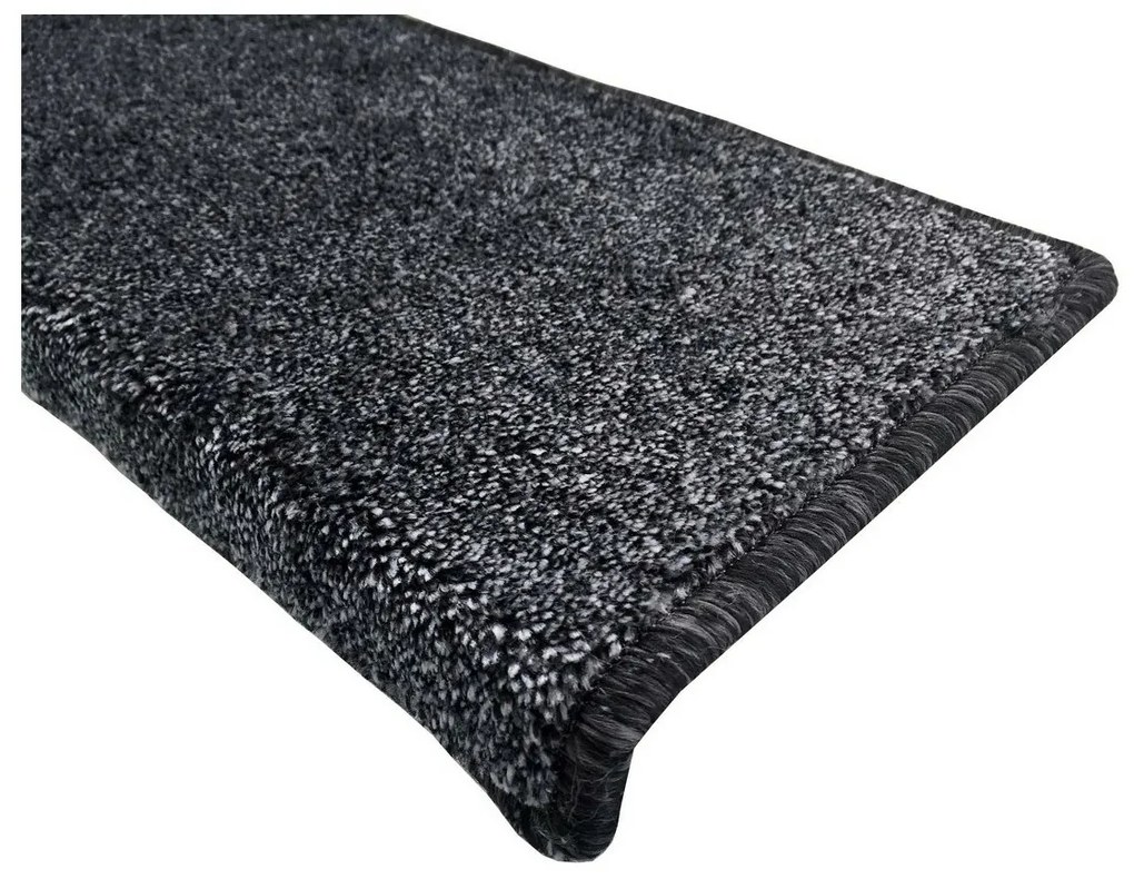 Apollo soft lépcsőfok, téglalap alakú, antracit,24 x 80 cm, 5 db-os készlet