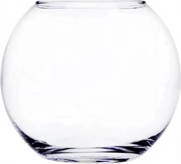 Üveg váza dekorációs gömb D-26 cm H-22 cm