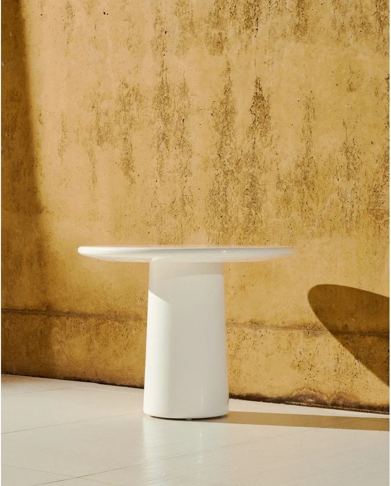 Beton kerek kerti dohányzóasztal ø 65 cm Albanella – Kave Home