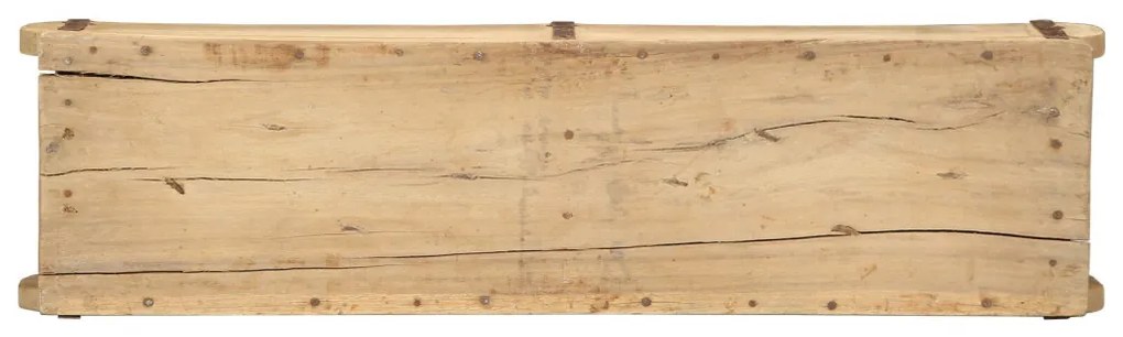 Tálcák 4 db 60,5x15x9 cm Tömör Fa Újrahasznosított