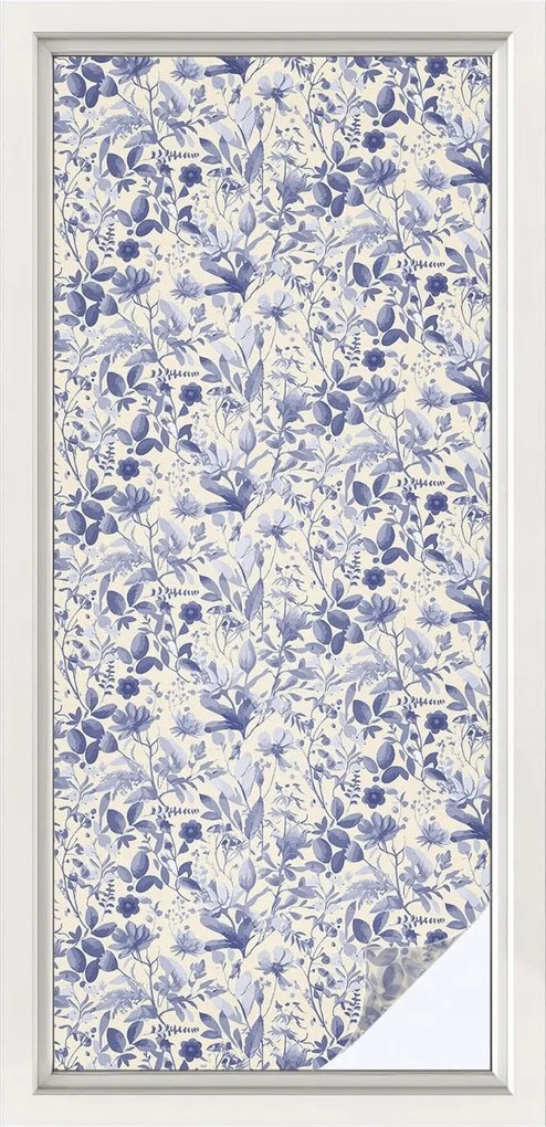 Furnérfólia Adatvédelem Szélvédőkhöz és Ablakokhoz Virágos szimmetria 50x116