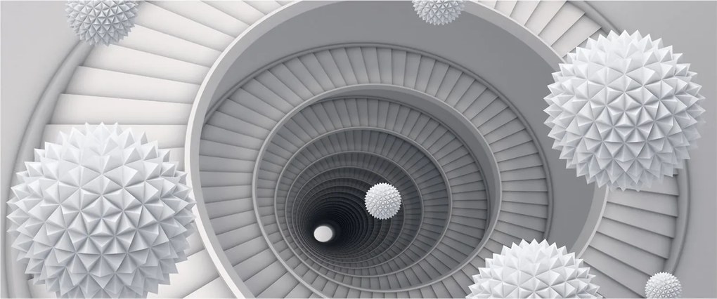 A 3D absztrakció képe (120x50 cm)