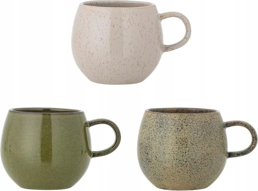 Bloomingville Addison Bögre 500 ml 3 db-os bögre szett Zöld