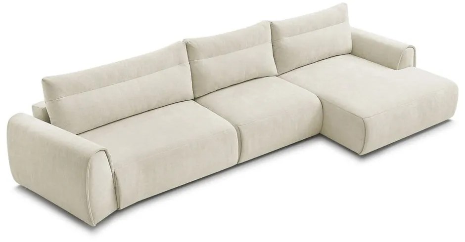 Bézs sarokkanapé Aden – Bobochic Paris