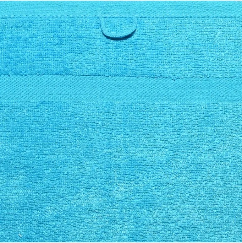 EMI türkizkék bambusz fürdőlepedő 70x140 cm